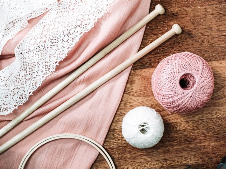 How does crochet differ from knitting?