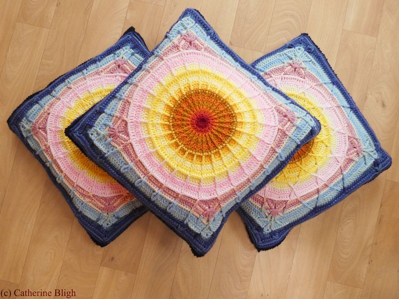 Sunset Cushions by Catherine Bligh