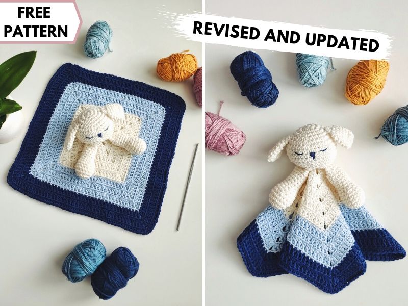 Baby comforter crochet online pattern free