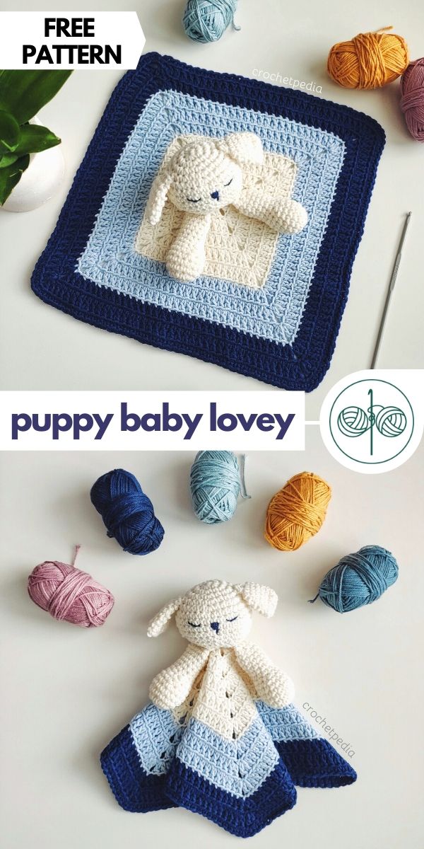 Puppy Baby Lovey Free Crochet Pattern Revised and Updated 