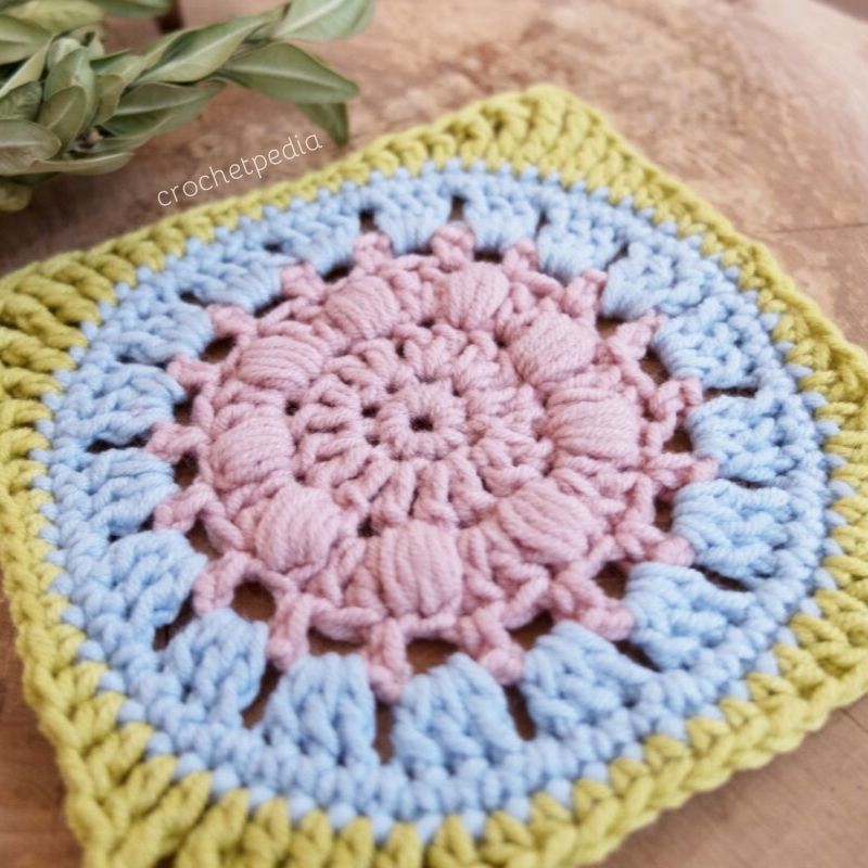 Calm Cove Square Free Crochet Pattern