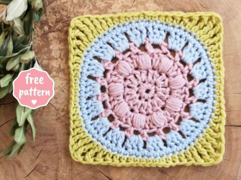 Calm Cove Square – Free Crochet Pattern