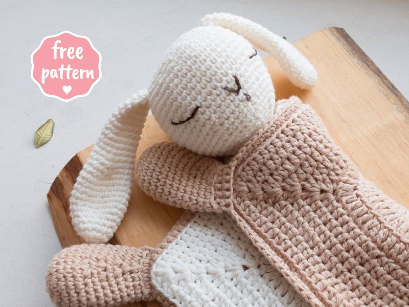 crochet bunny comforter