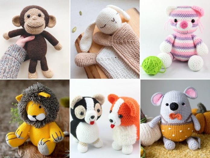 Cuddly Amigurumi Animals Free Crochet Patterns