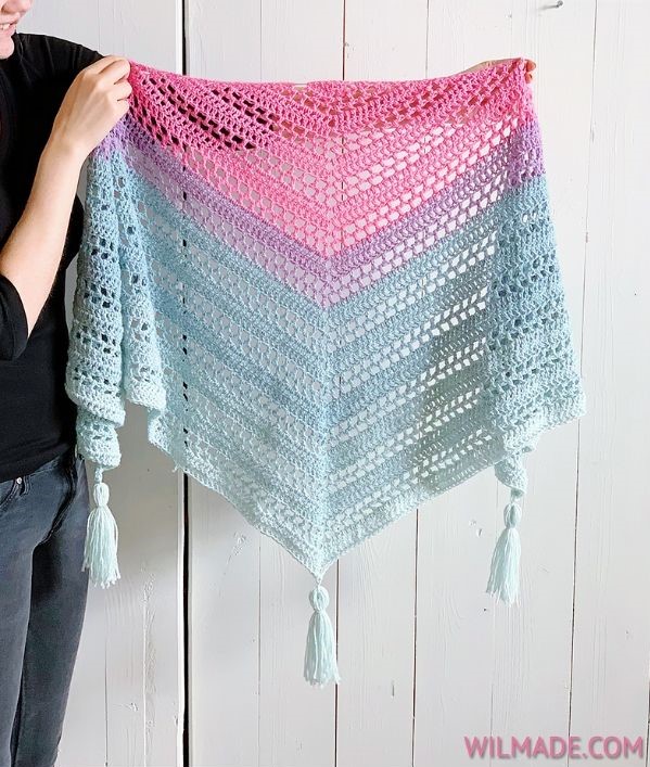 Such Simple Shawl Free Crochet Pattern