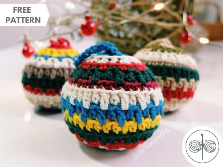 Christmas Crochet Baubles | Free Pattern + Video!