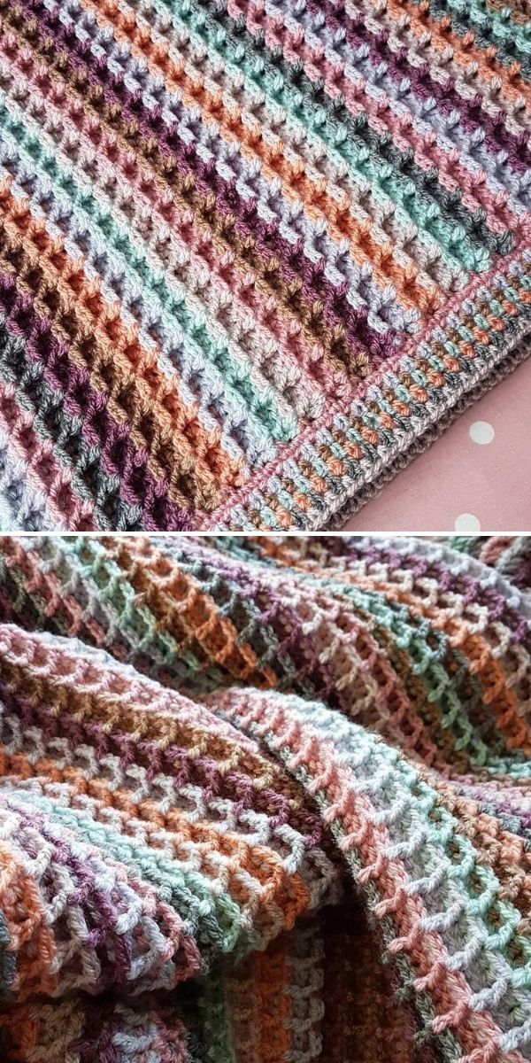 Waffle Stitch Crochet Patterns and Ideas Crochetpedia