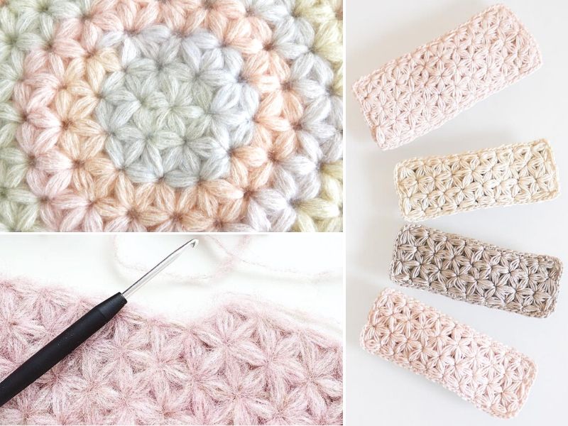 How to Crochet Catherine Wheel / StarBurst Stitch 