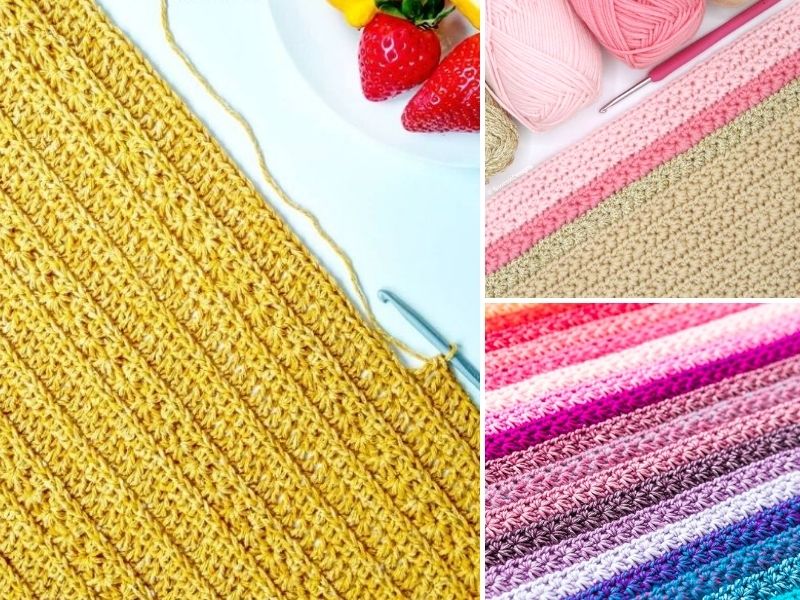 10+ Beautiful Star Stitch Crochet Patterns and Projects