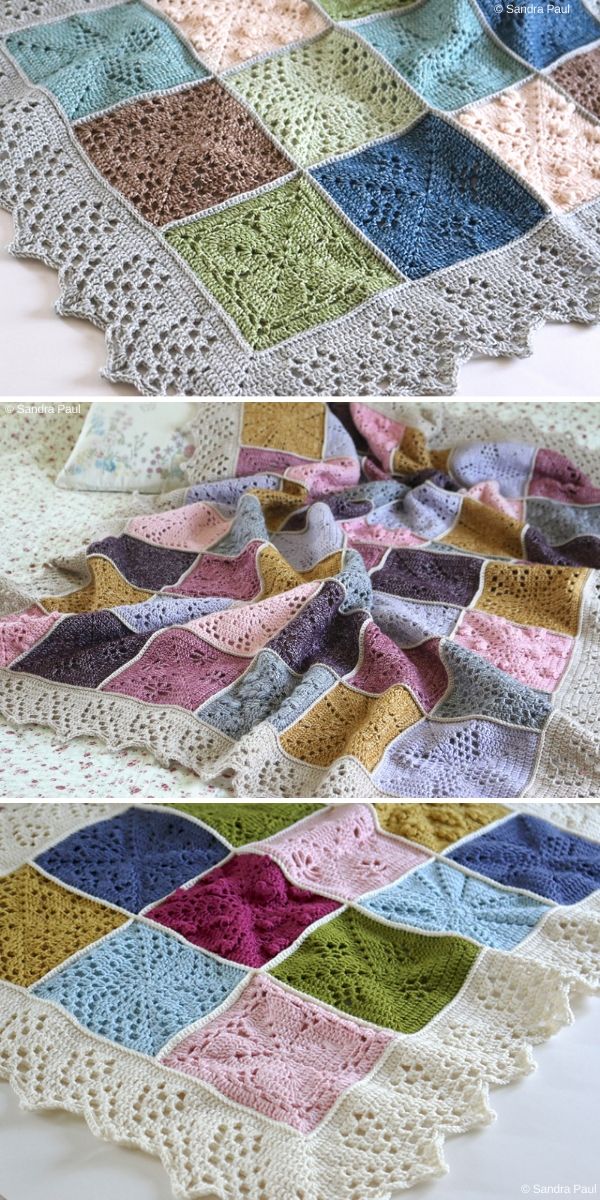 Nature's Walk Blanket Free Crochet Pattern