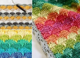 Vibrant Clamshell Stitch Ideas Free Resources