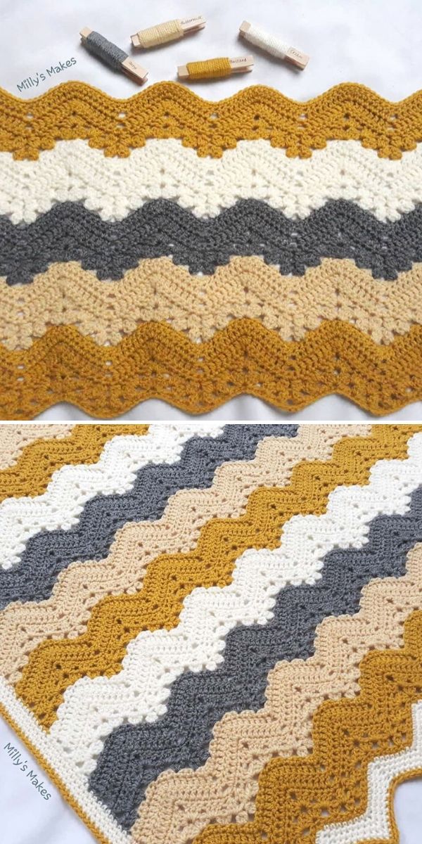 6 Day Kid Blanket - The Best Ideas and Free Pattern | Crochetpedia