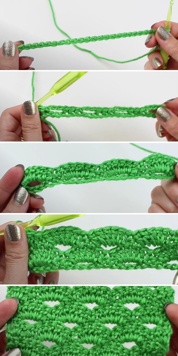 Easy Crochet Braided Stitch Ideas