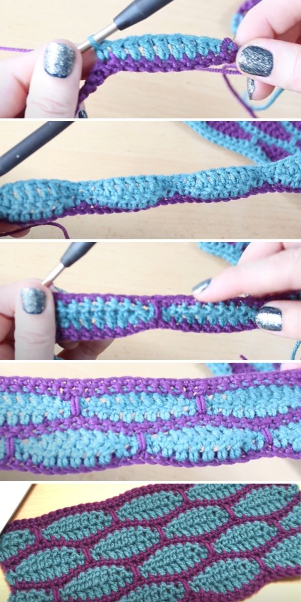 Millstone Stitch Crochet Tutorial