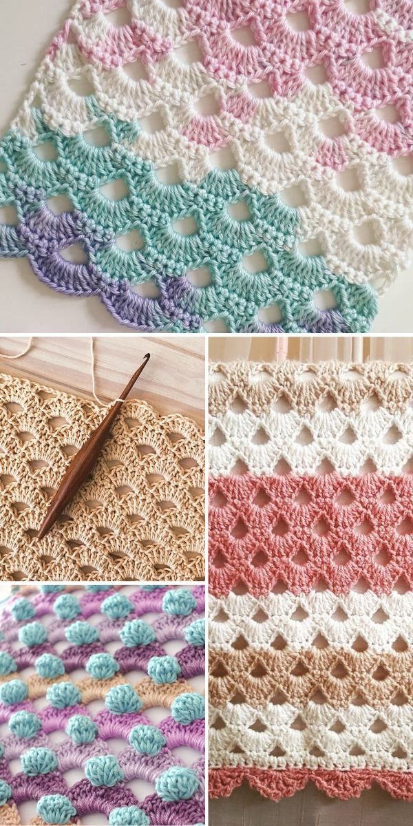 Crochet Arcade Stitch Photo and Written Tutorial