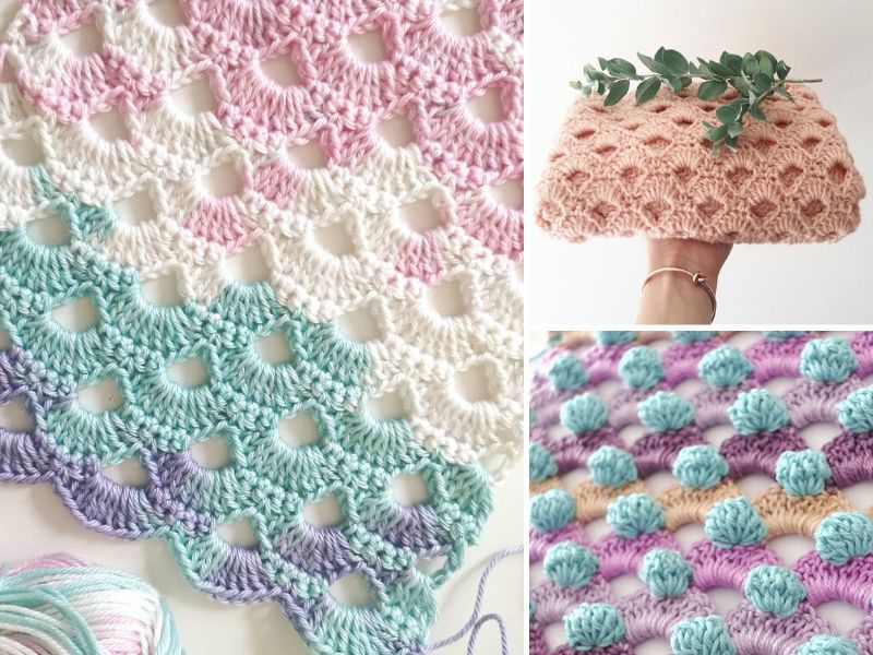 Crochet Arcade Stitch Photo and Written Tutorial