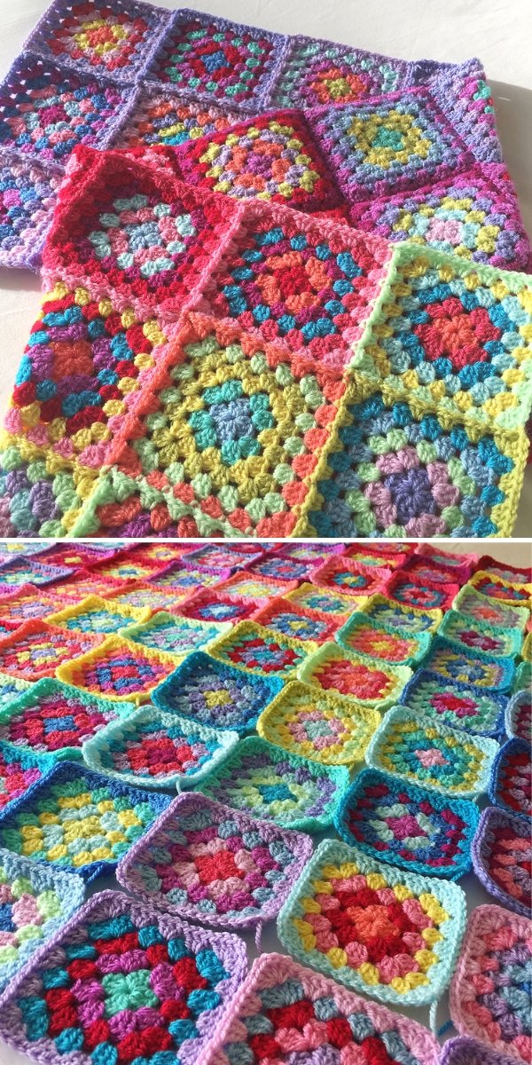 Colorful Granny Squares