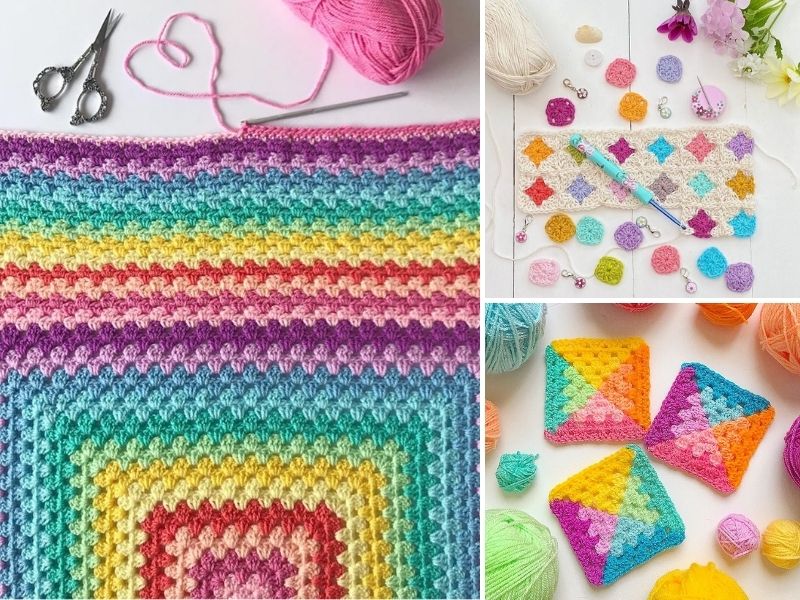 How to crochet a granny square for beginners with our video tutorial