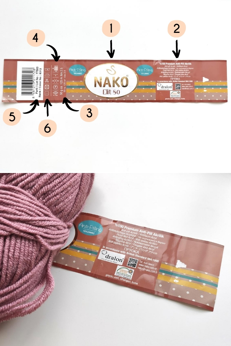 how to read yarn labels yarn info for crocheters crochetpedia