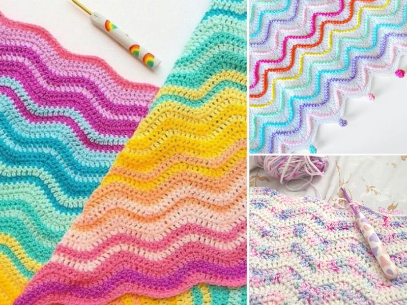 Amy's Crochet Creative Creations: How to Crochet a Baby Blanket Tutorial  for Beginners