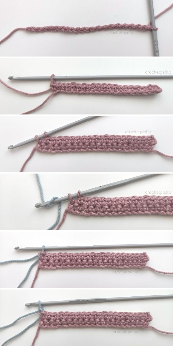 How to Crochet Spike Stitch tutorial 1