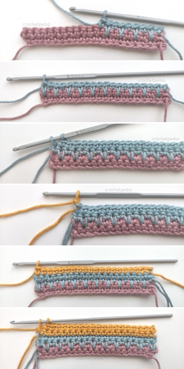 How to Crochet Spike Stitch tutorial 3