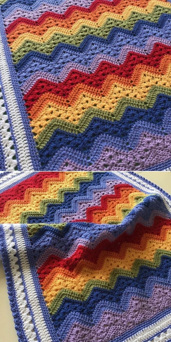 6 day baby online blanket pattern