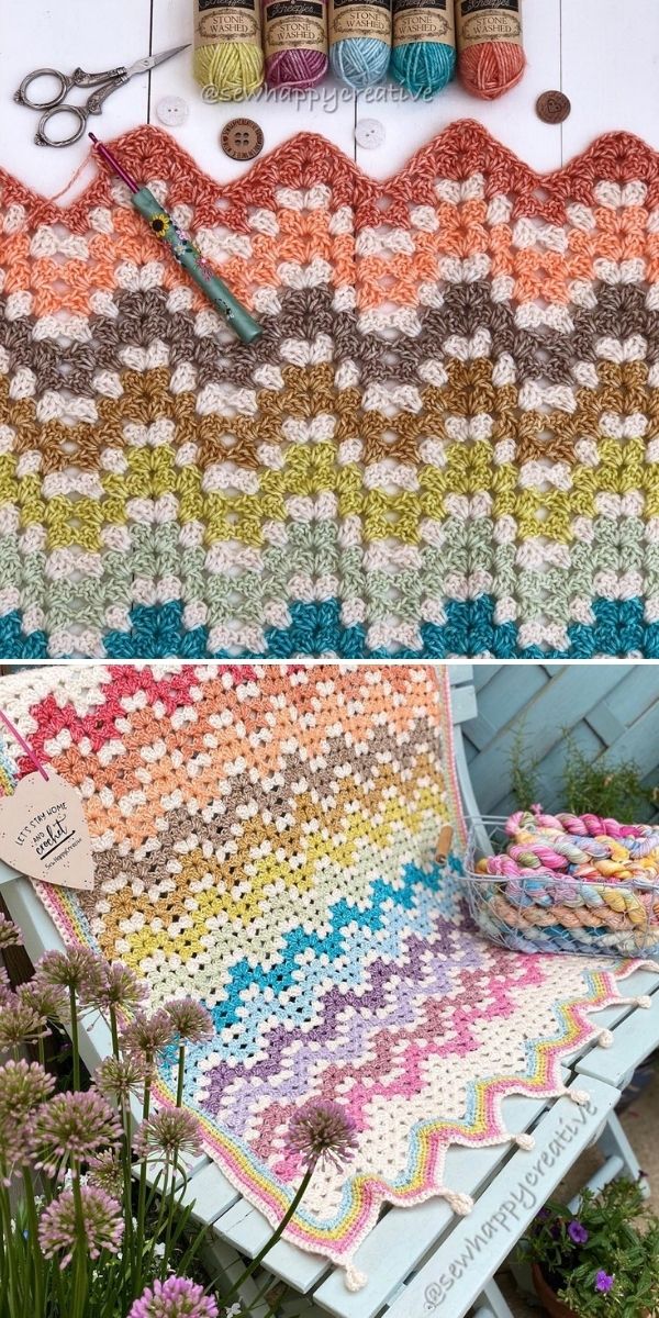 Granny Ripple Stitch - Free Patterns and Ideas