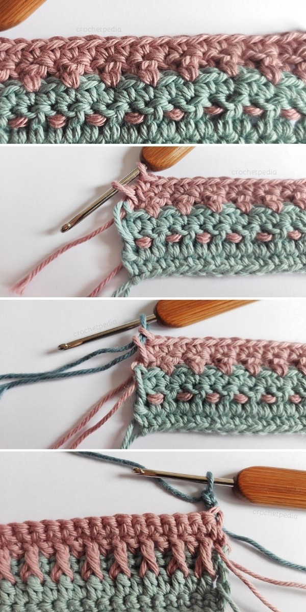 alpine stitch tutorial step 5