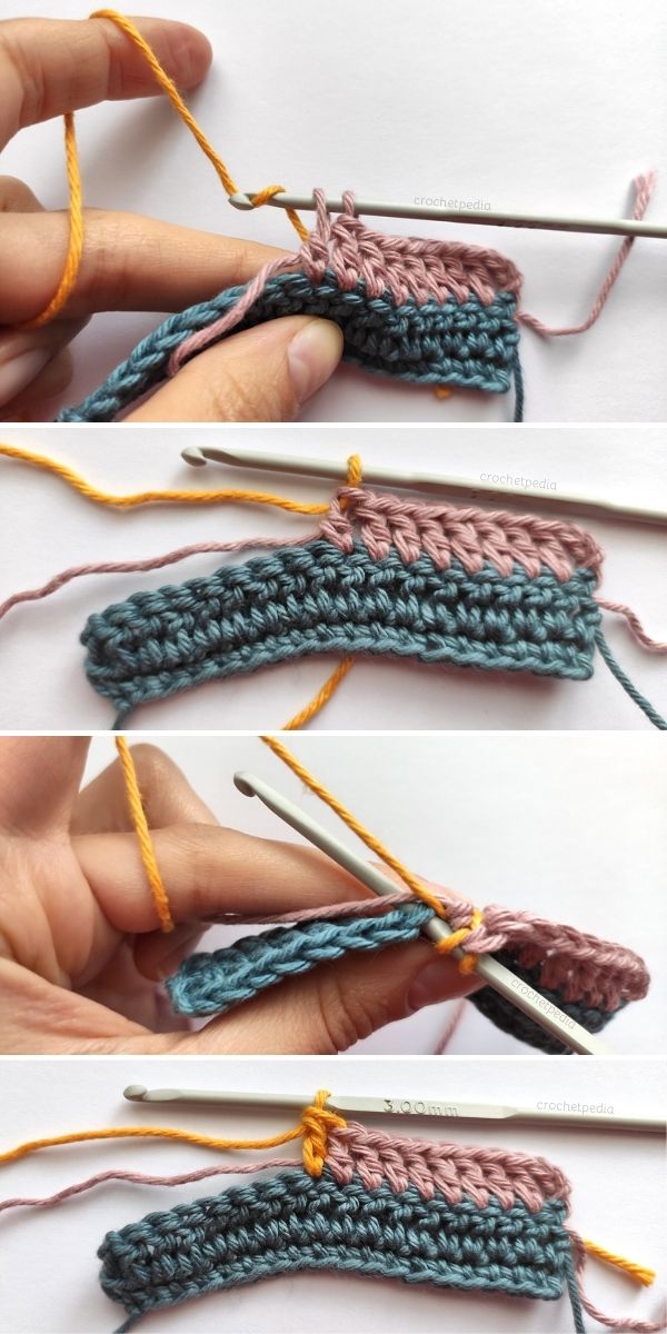 How to Change Colors in Crochet Step by Step Tutorial Crochetpedia