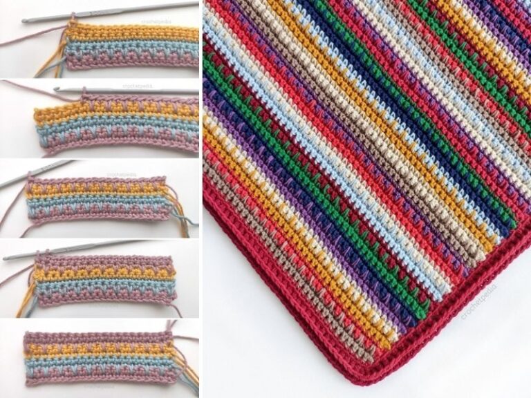 How to Crochet Spike Stitch | Video + Pattern