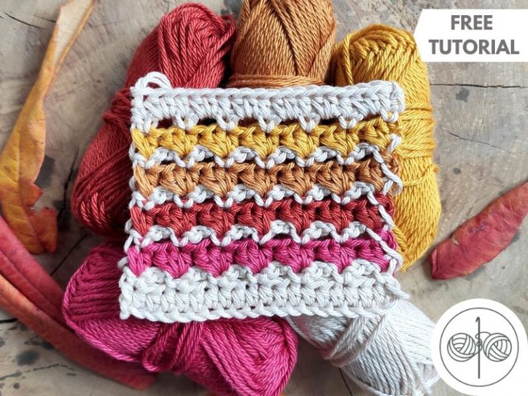 How to Crochet Easy Lacy Stitch | Video + Chart + Written Pattern