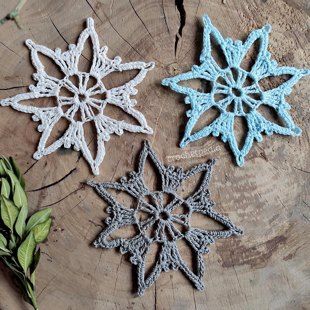 Easy Crochet Snowflakes Mini CAL Free Patterns! Crochetpedia