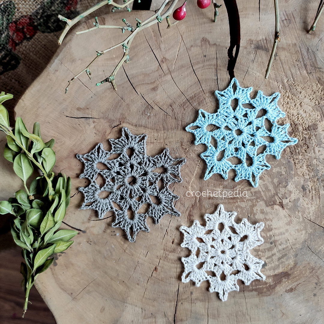 Easy Crochet Snowflakes Mini CAL Free Patterns! Crochetpedia