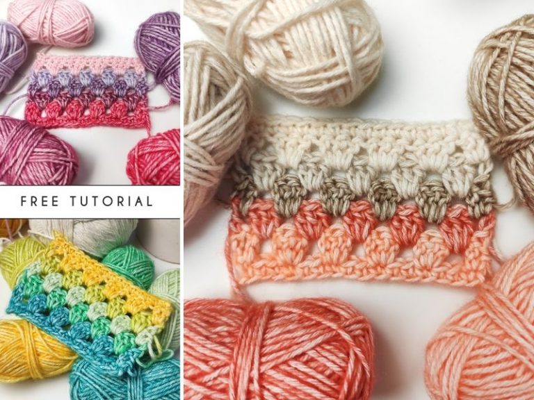 How To Crochet Granny Stripe Stitch + Video!