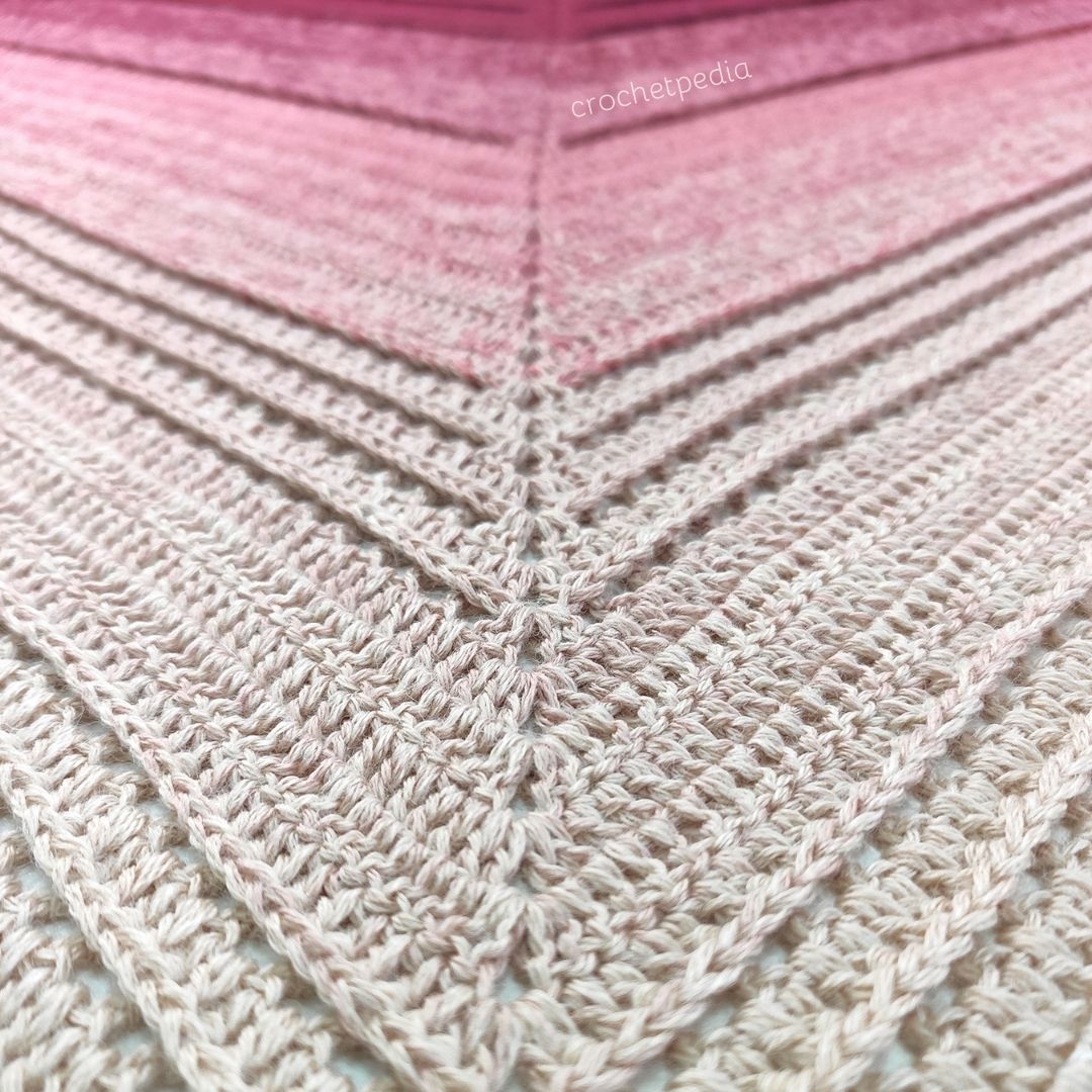 center view of the shawl