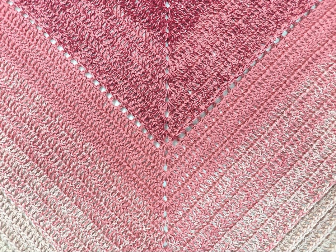top part of the shawl