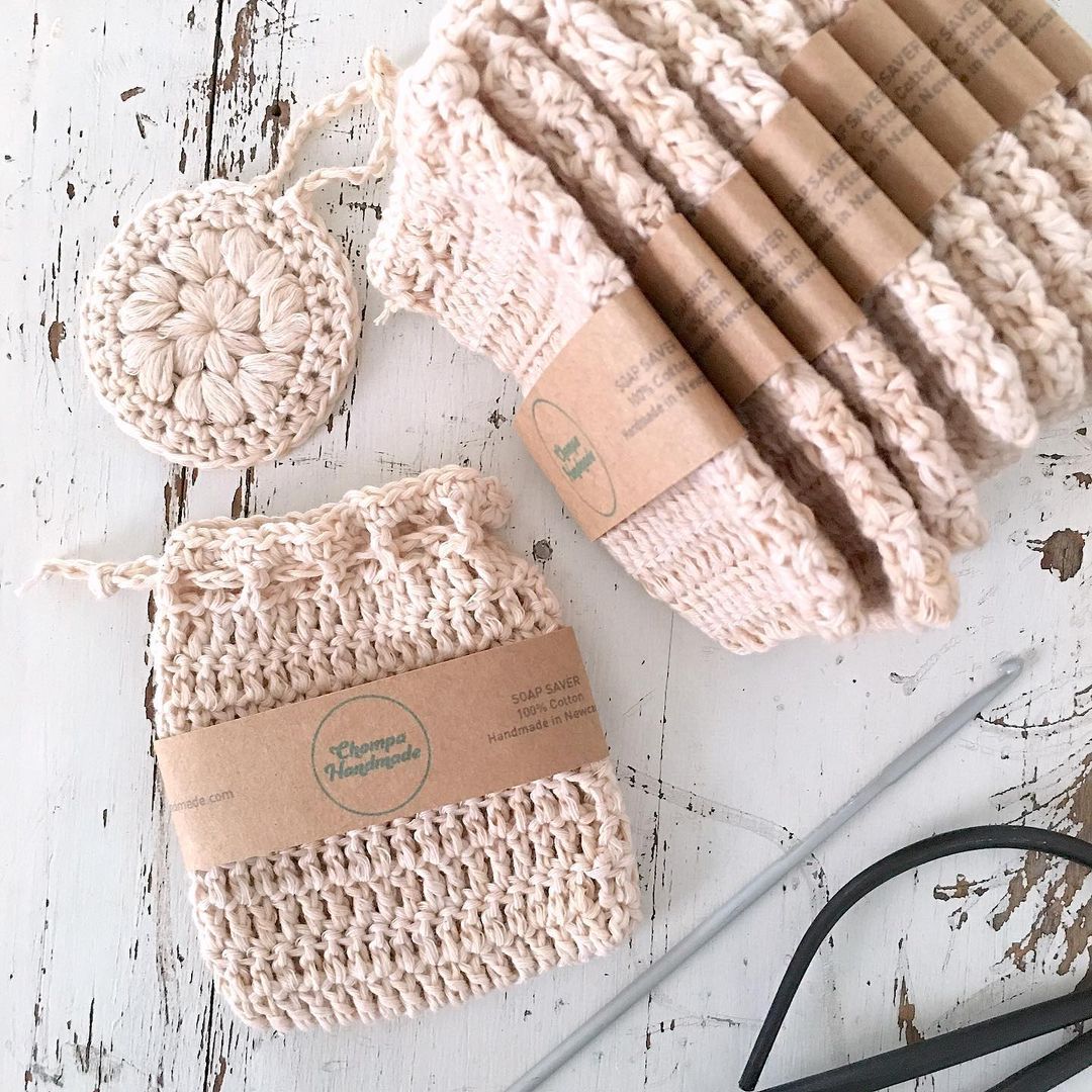 soap saver crochet bag