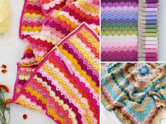 Shell Stitch Blanket Ideas - Free Patterns and Inspiration | Crochetpedia