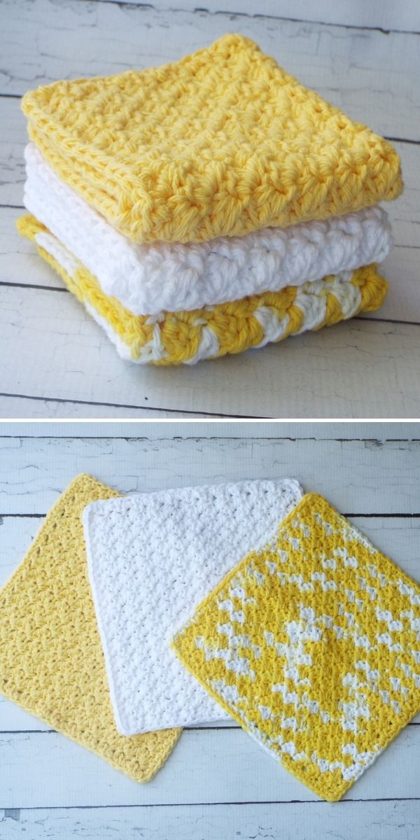 Quick Roundup - Easy Crochet Dishcloth Patterns