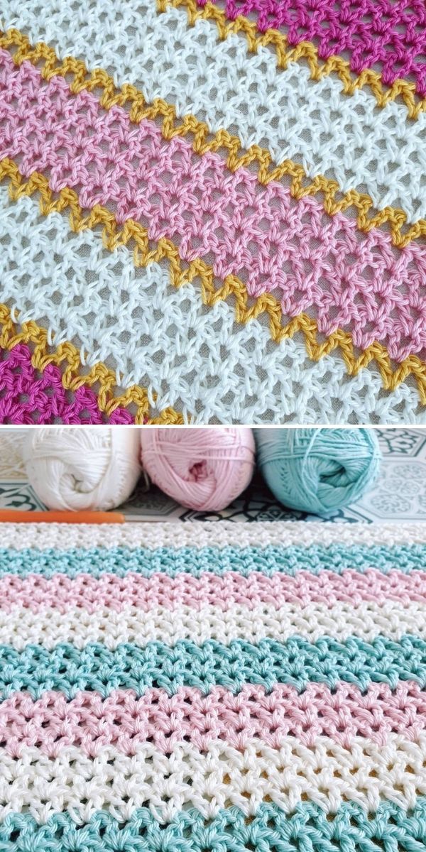 Easy V-Stitch Ideas - Free Patterns and Inspiration