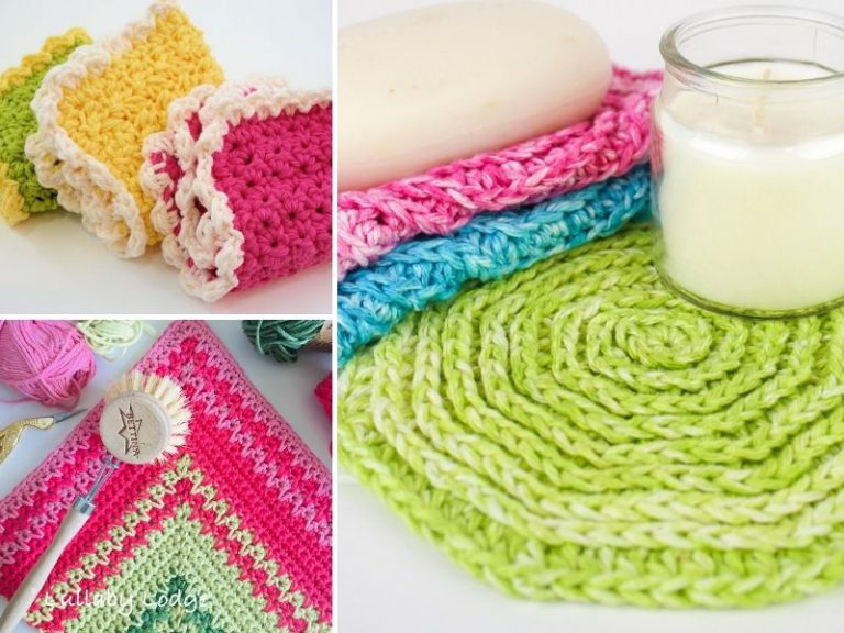 Quick Roundup – Easy Crochet Dishcloth Patterns