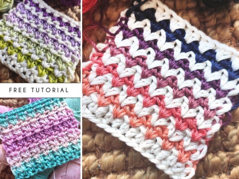 How to Crochet V-Stitch Two Ways – Tutorial + Video!
