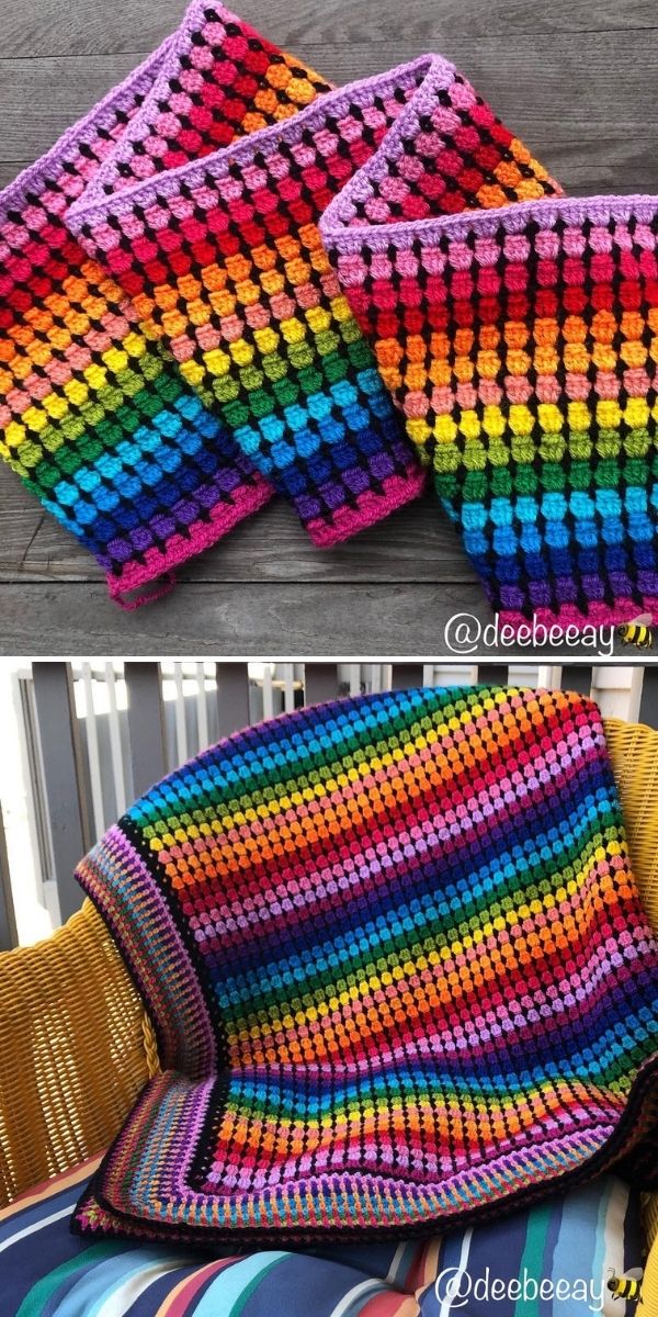 Block Stitch Blanket Tutorial (Easy Crochet Pattern!)