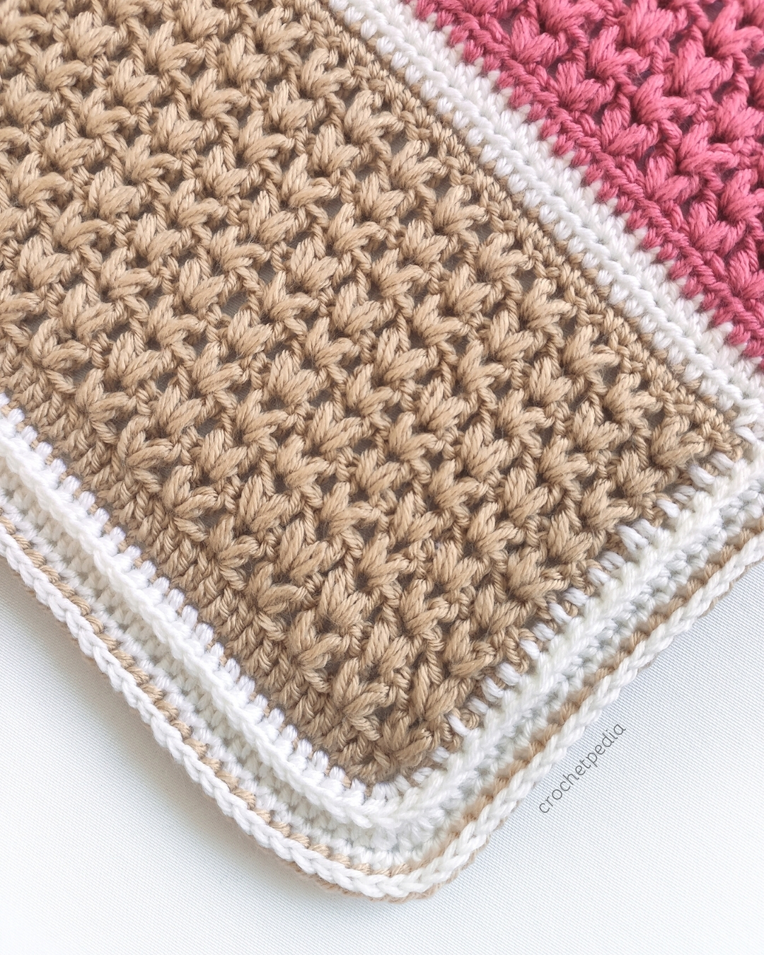 Puffy baby discount blanket crochet pattern