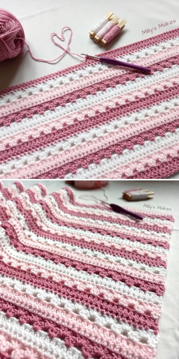 Cosy Stripe Blanket Ideas and Inspiration | Crochetpedia