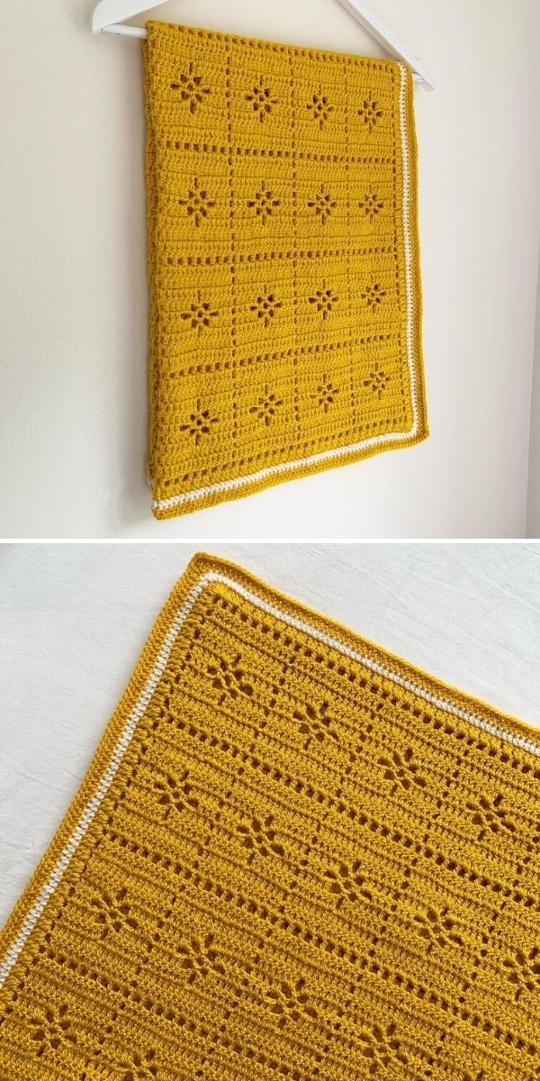 Filet Crochet Baby Blankets - 20 Free Patterns - Crochet Scout