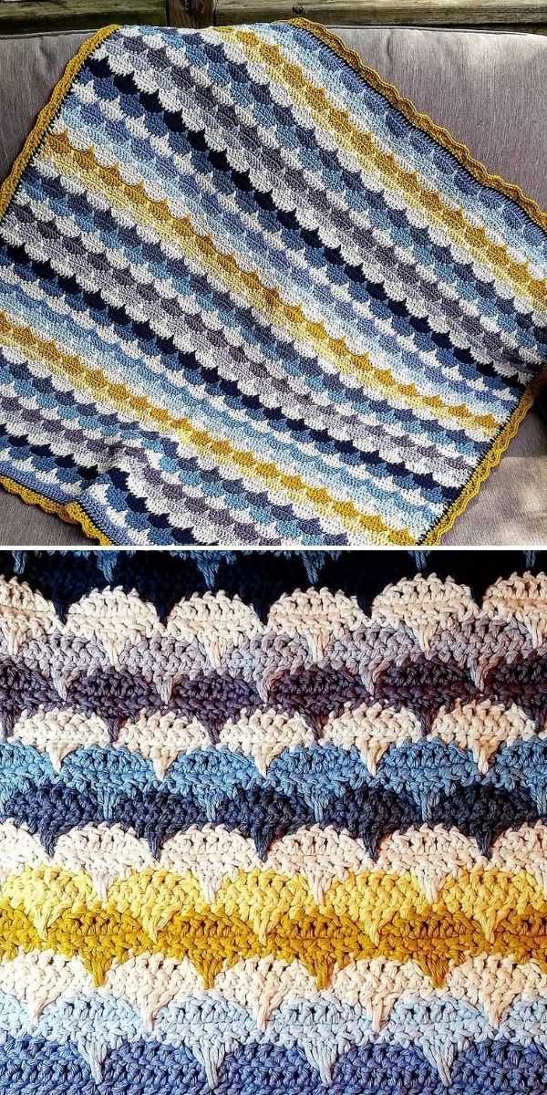 Chevron Blanket with Bernat Blanket Yarn – Free Crochet Pattern » Krafty  Kait