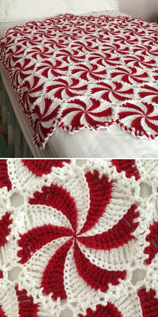 Quick Roundup Peppermint Crochet Blanket Ideas Crochetpedia