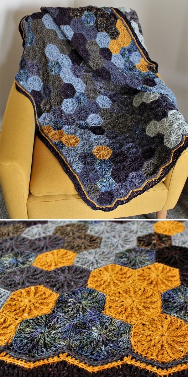 Ravelry: Jacquard Temperature Blanket pattern by Rosina Plane